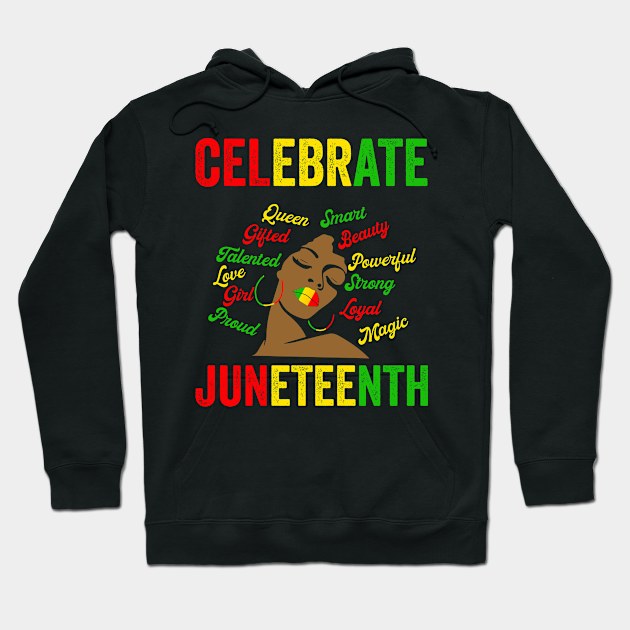 CELEBRATE JUNETEENTH Hoodie by Banned Books Club